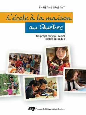 cover image of L'école à la maison au Québec